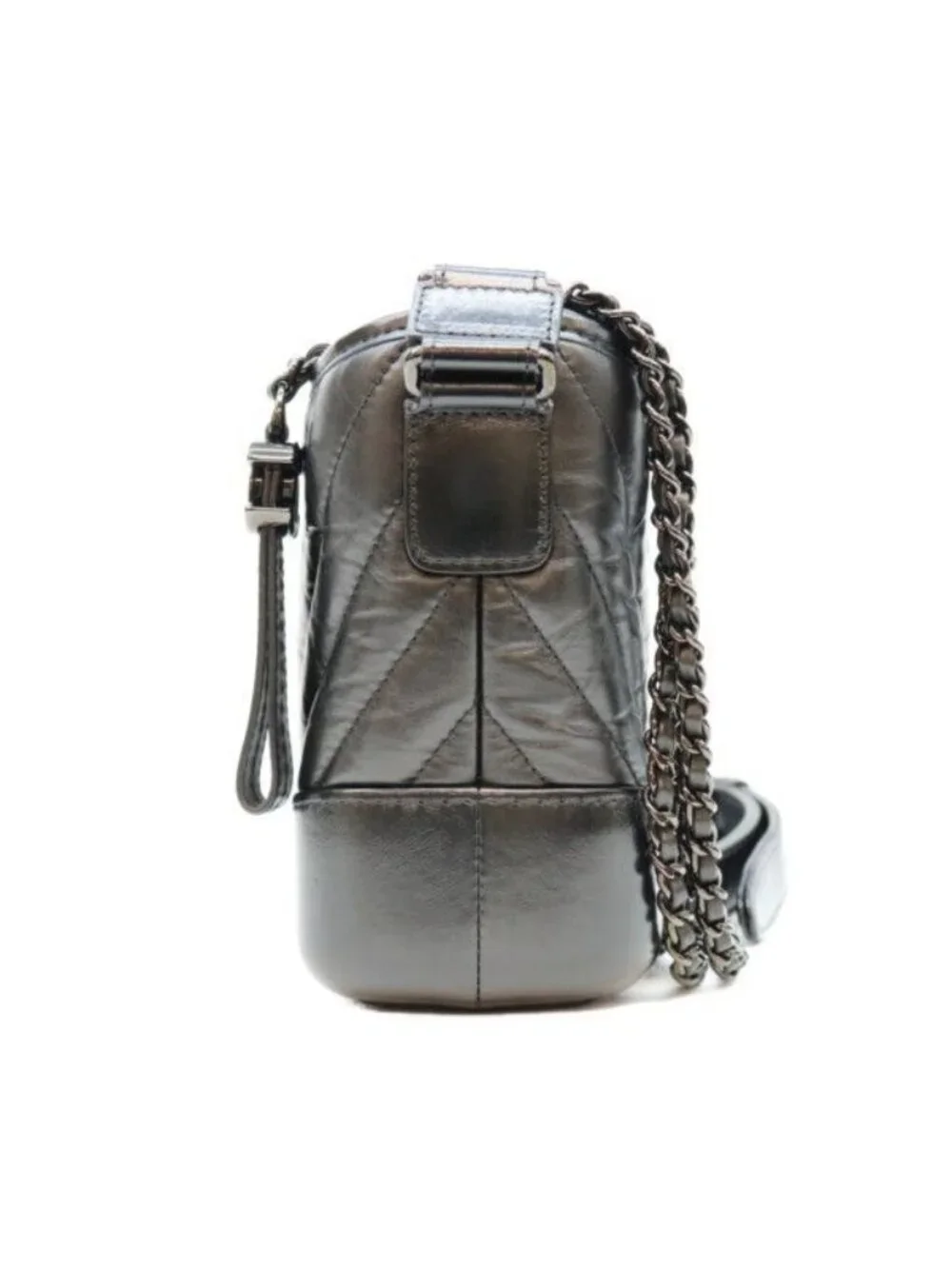 Chanel Vintage Calf So Black Gabriel Douchebo Shoulder